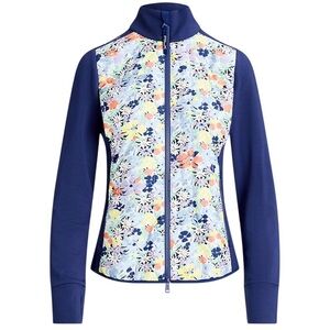 RLX Hybrid Performance Zip Jacket Navy Floral Size‎ XS NWT